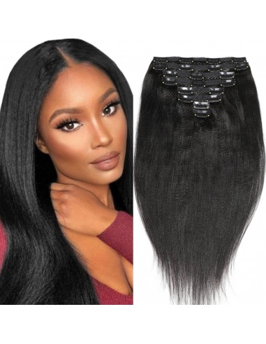 Zwarte yaki rechte clip extensions chez Cornerstreet bien 