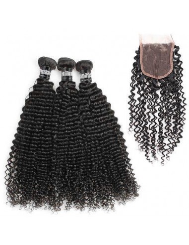 3 weaving packages + Kinky Curly closed closed Comment ça marche