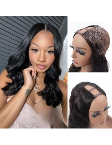 U-Part Body Wave Dark Brun wig le concept de la Pate a emporter 